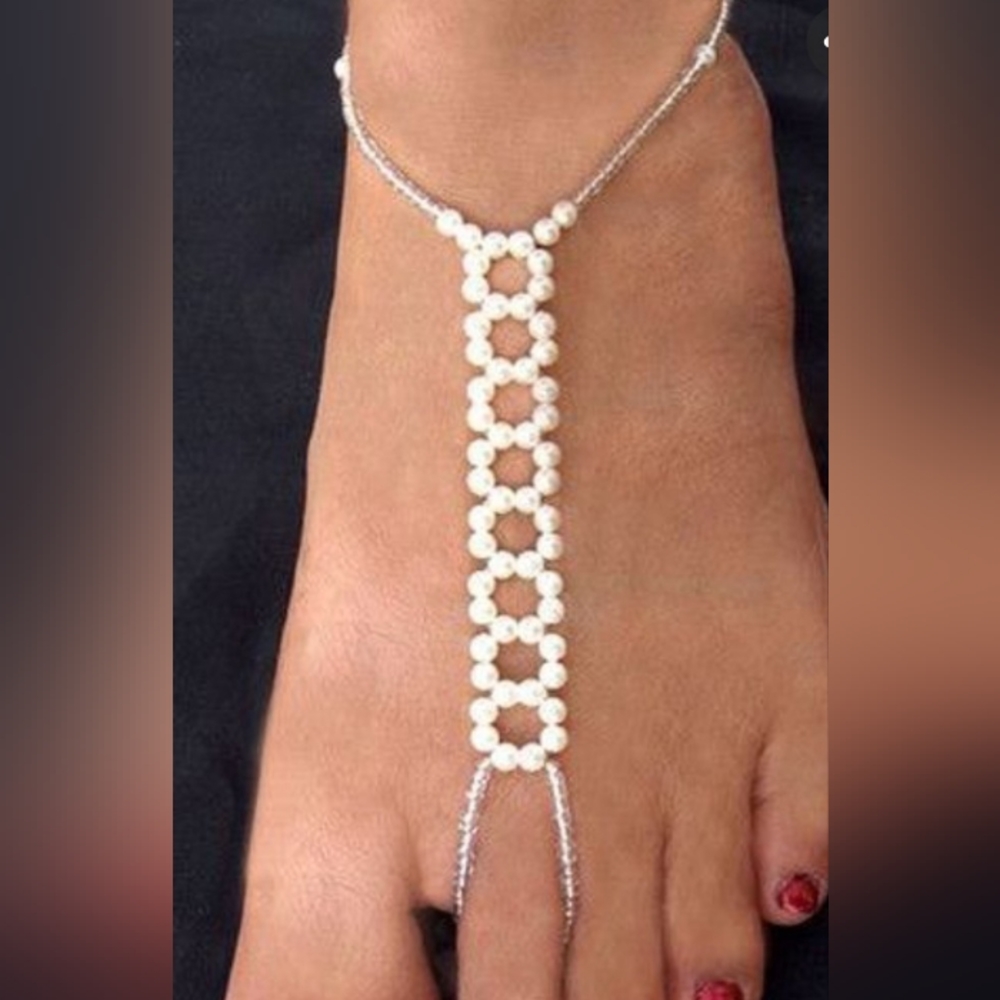 Beaded soless sandles